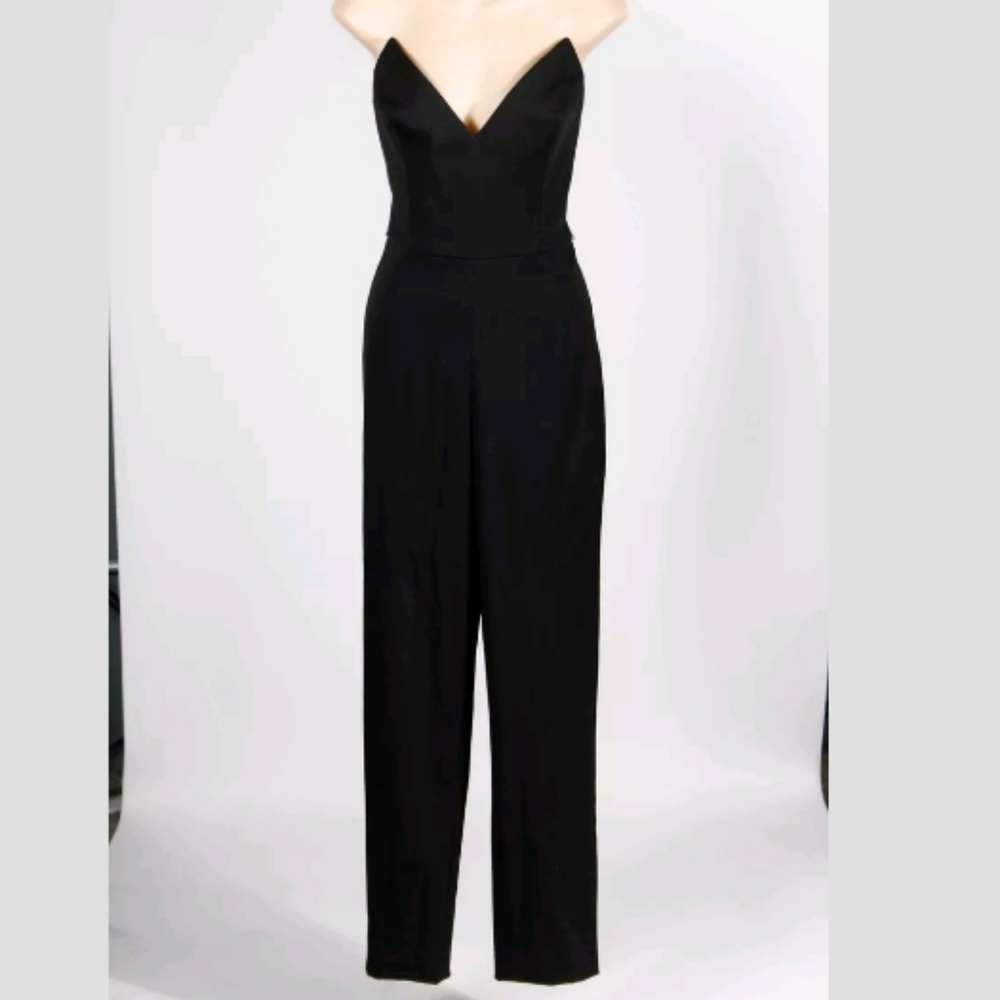 Oscar De La Renta Black Wool Classid Strapless Beauty